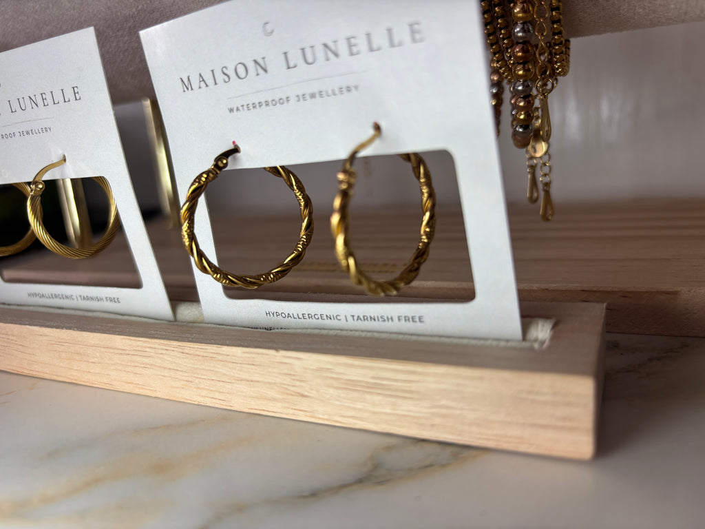 Lunelle Twist Hoops