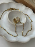The Lunelle Halo Necklace