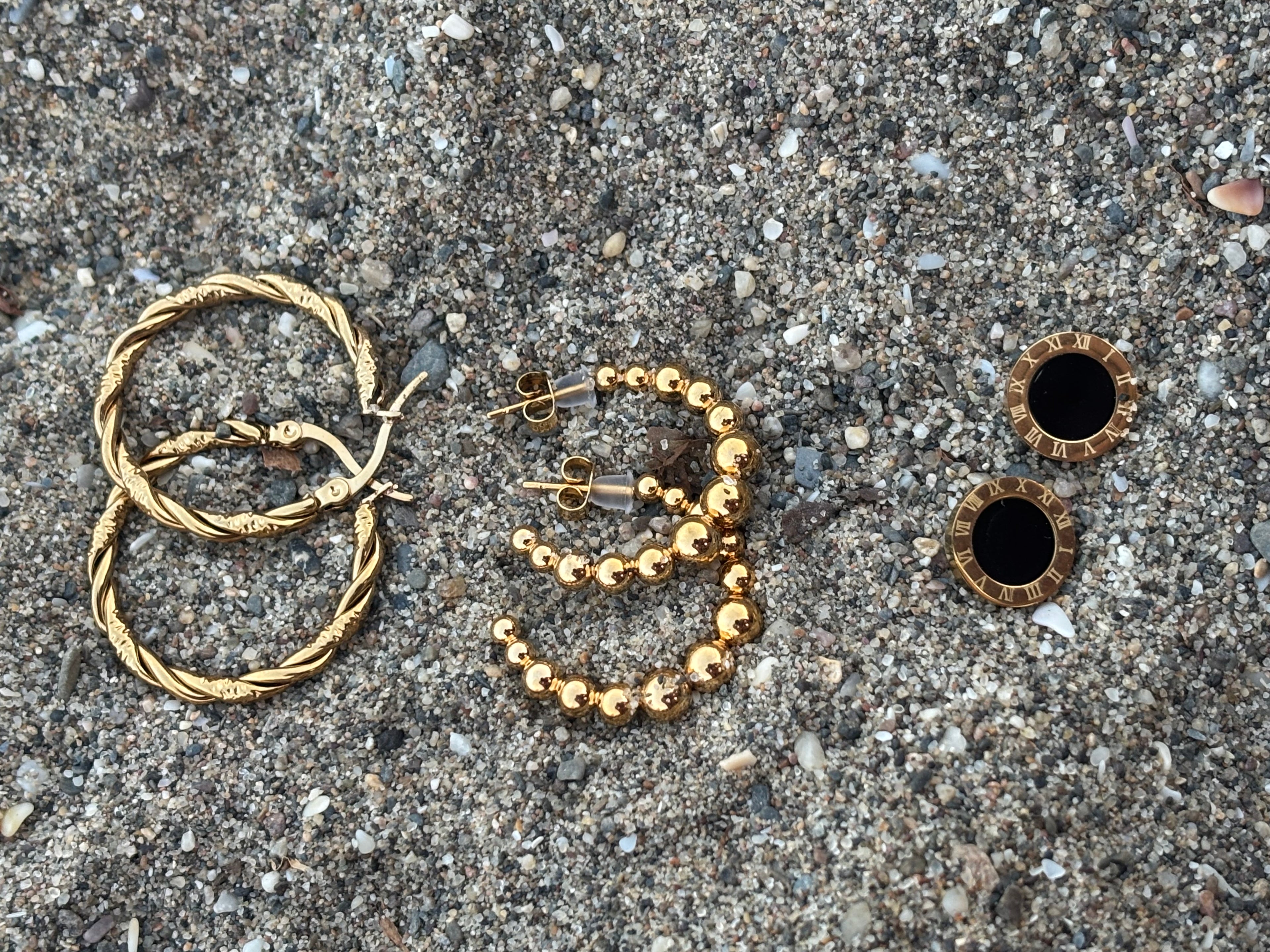 The Marbella Beaded Hoops