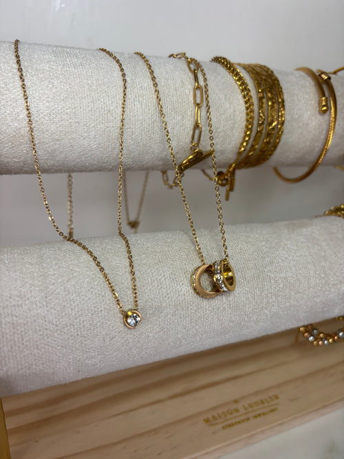 Lunelle Solara Solitaire Necklace