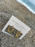 The Marbella Beaded Hoops