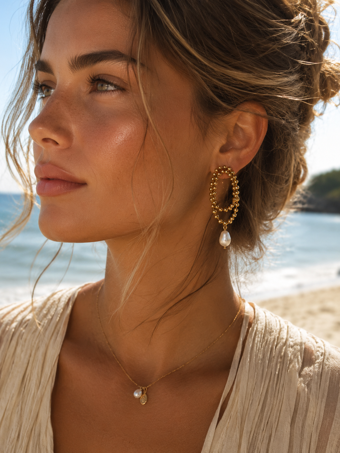 The Calypso Pearl Earrings