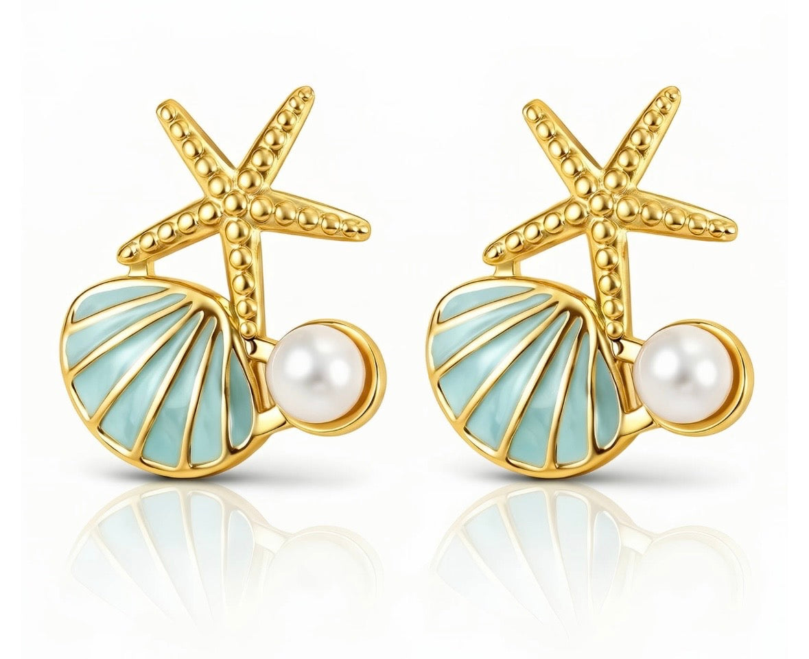 The Coastal Pearl Earrings