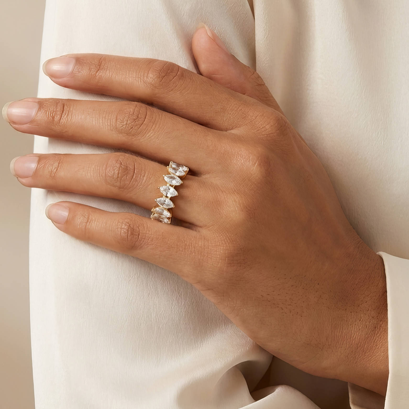 The Lumière Marquise Ring