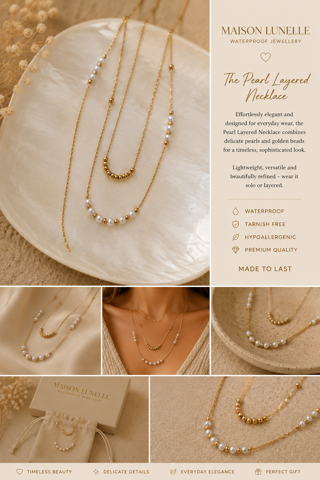 The Pearl Layered Necklace