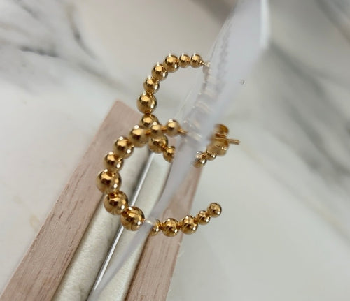 Lumi Beaded Hoops